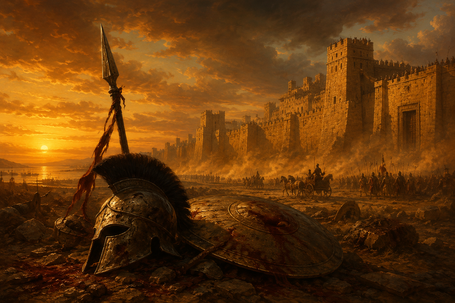The Iliad title art